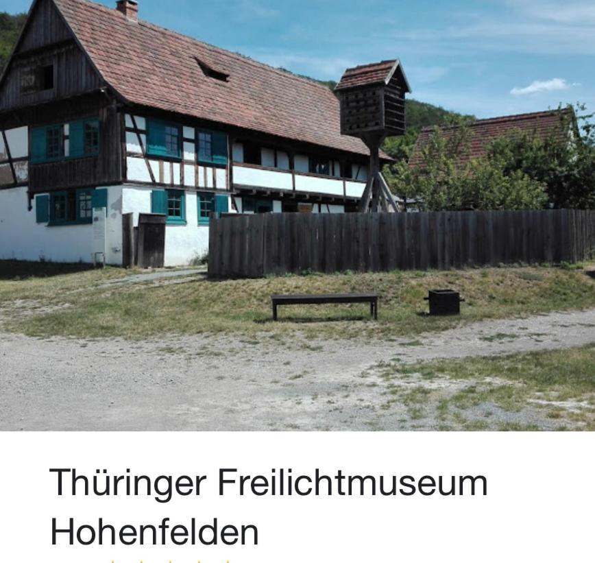 Delux Ferienwohnung Kunstgalerie Und Ilmradweg Kranichfeld Exterior photo